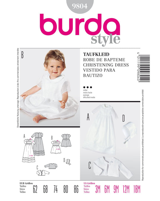 Burda Sewing Pattern 9804