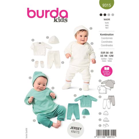 Burda Schnittmuster 9315