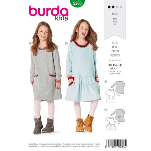 Burda sewing pattern 9286