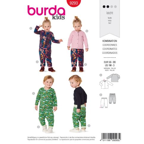 Burda Sewing Pattern 9293