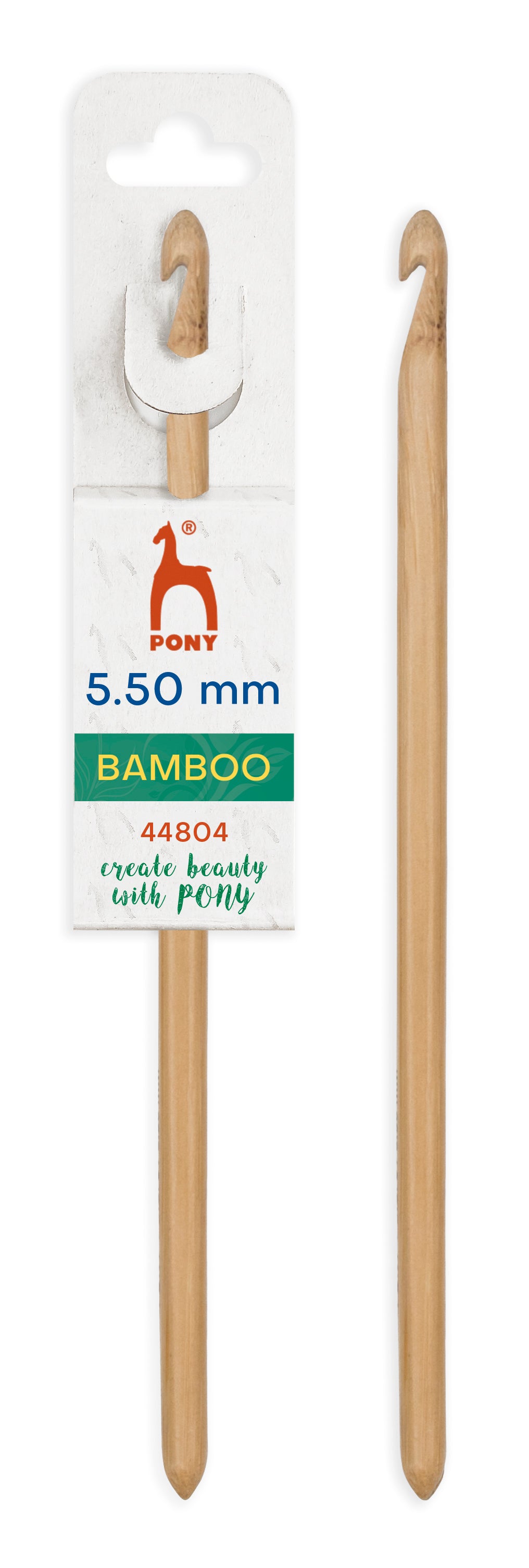 Pony Bambus Häkelnadel