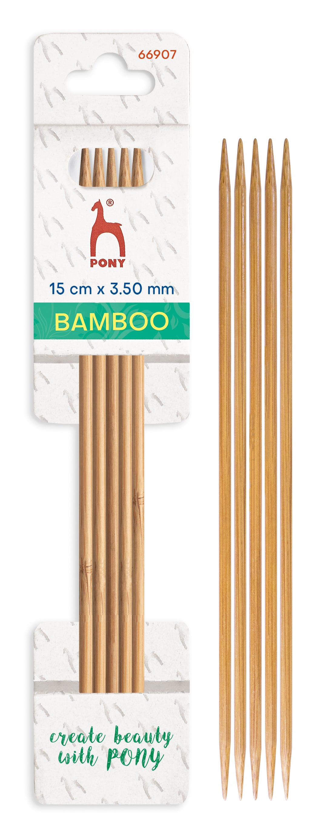 Strumpfstricknadeln Bambus 15cm