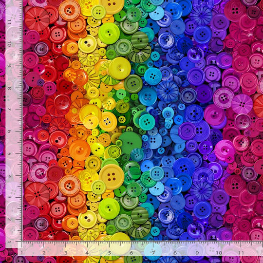 Timeless Treasure - Button Wave