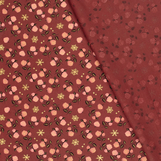 Baumwolle - Schneeflocke Rose