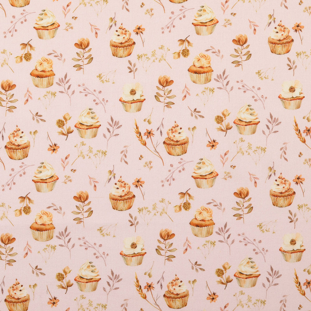 Baumwolle - Cupcake Rosa