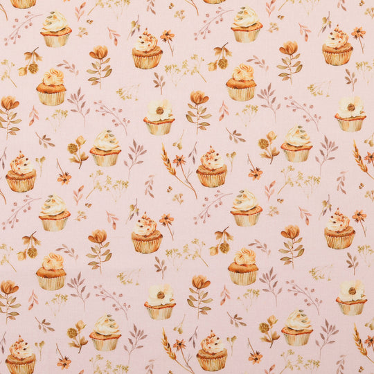 Baumwolle - Cupcake Rosa