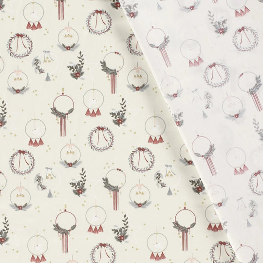 Baumwolle -  Deko Weihnachten