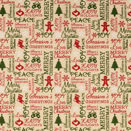 Baumwolle - Happy Holidays