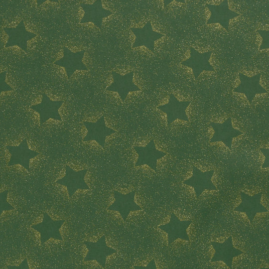 Baumwolle - Goldglitzer