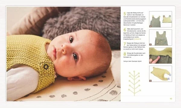 Erstausstattung für Babys nähen - aus Jersey