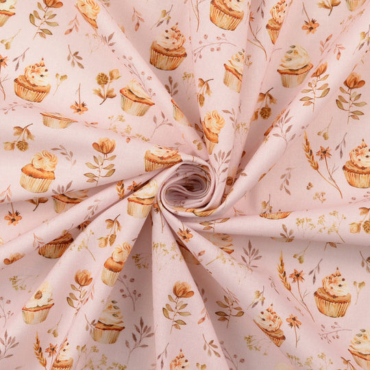 Baumwolle - Cupcake Rosa