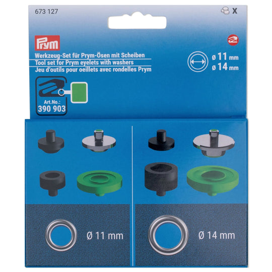Werkzeug-Set Ösen 11+14mm