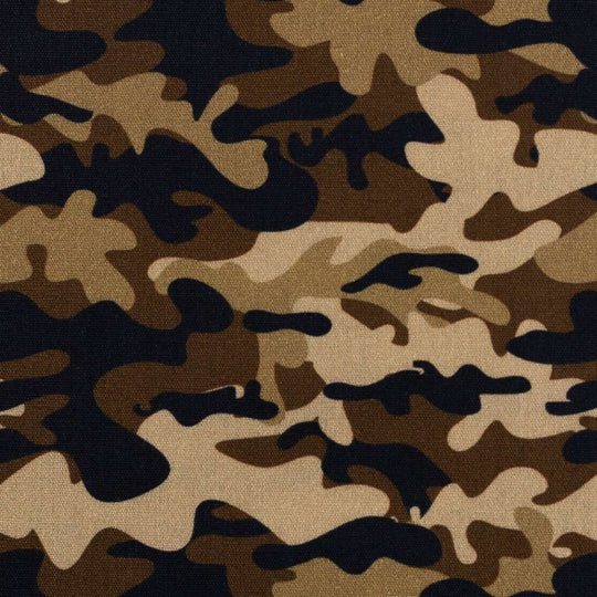 Baumwolle - Camouflage Braun Kim