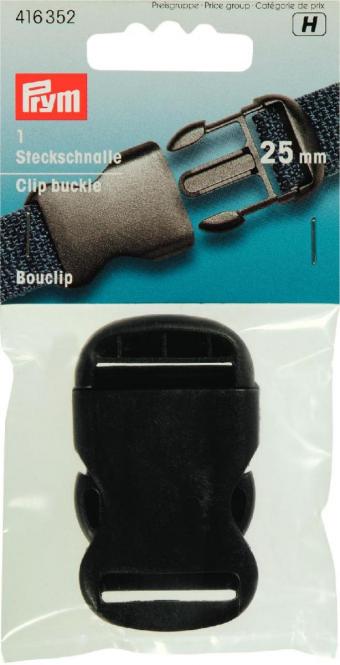 Side Release Buckle Black Plastic