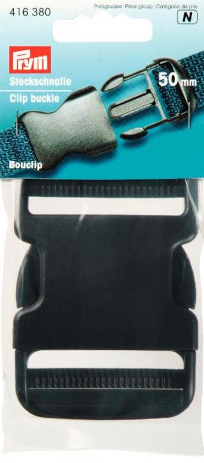 Side Release Buckle Black Plastic