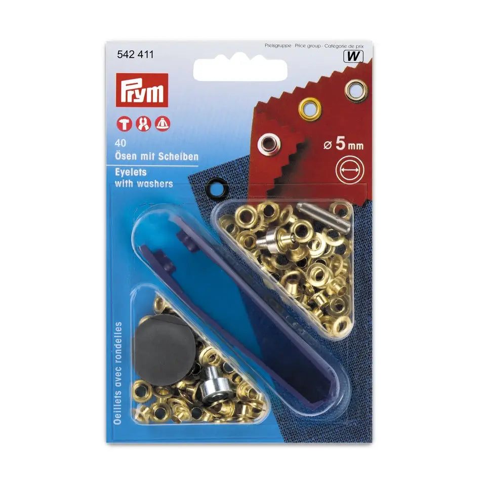 Ösen mit Scheiben 5mm