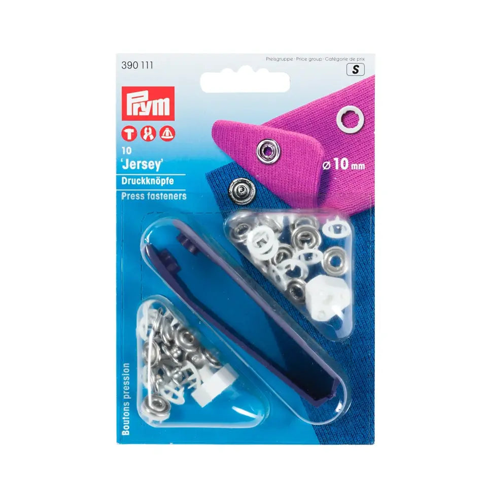 Druckknopf Jersey 10mm