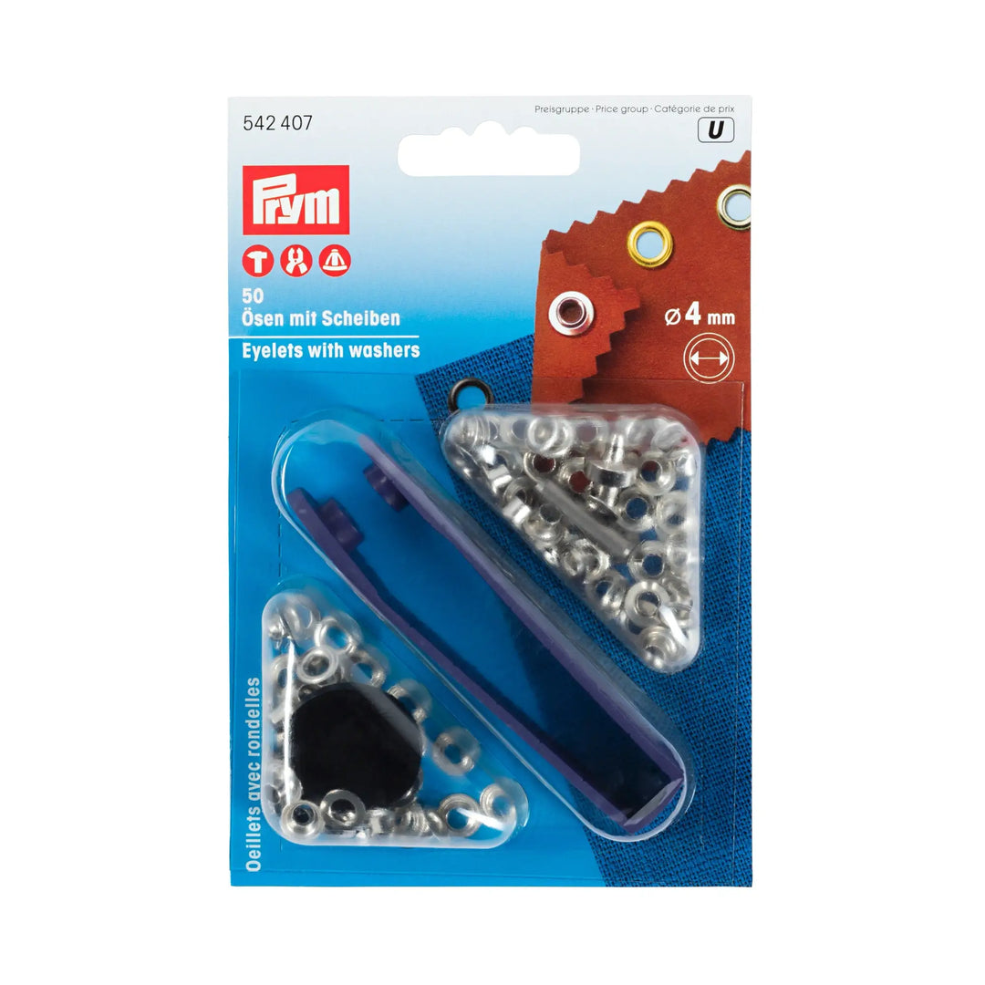 Ösen mit Scheiben 4mm