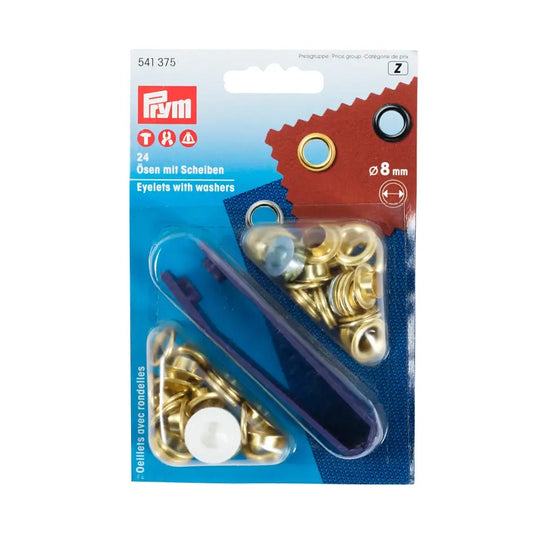 Ösen mit Scheiben 8mm
