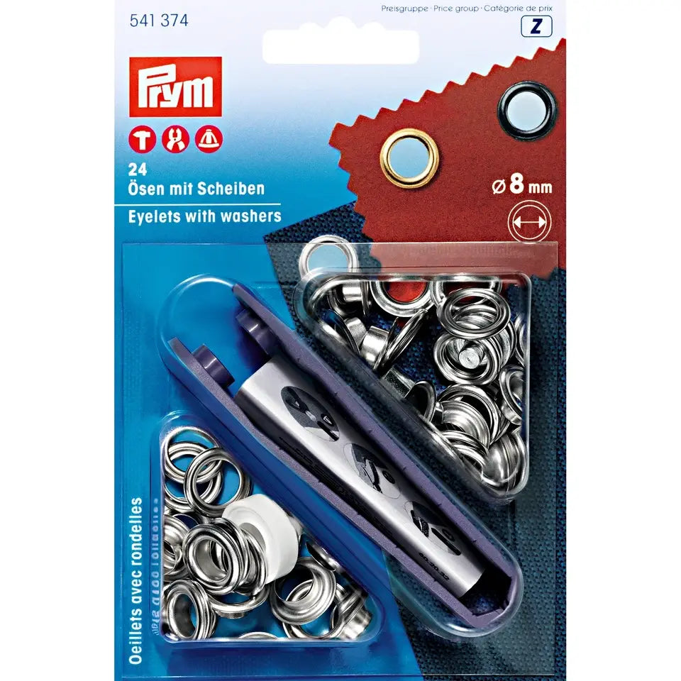 Ösen mit Scheiben 8mm