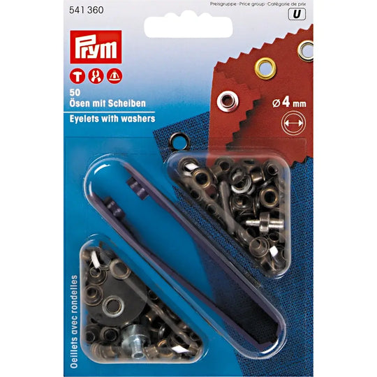 Ösen mit Scheiben 4mm